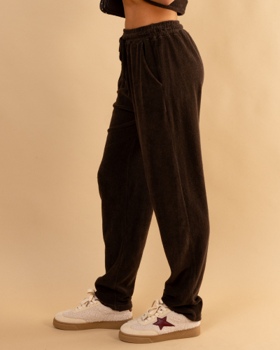 Pantalon bob façon éponge