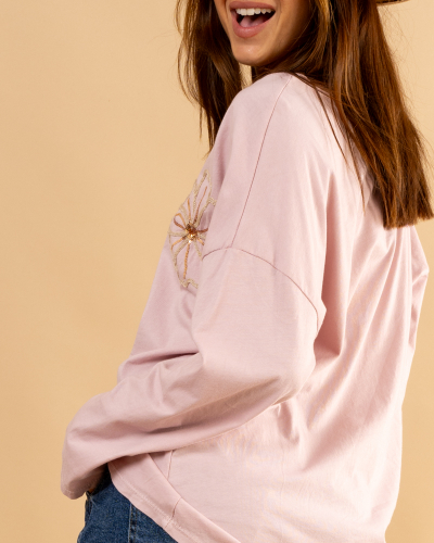 T-shirt fleurs