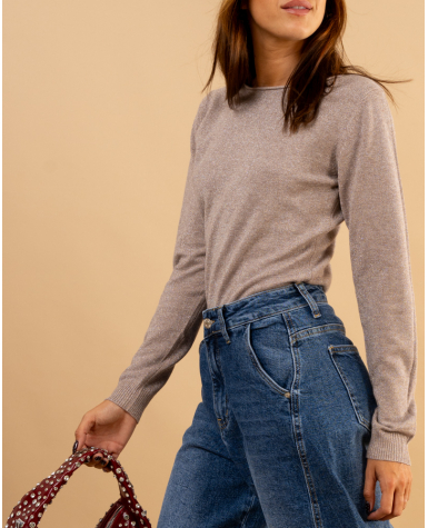 Pull col bateau lurex Pull col bateau lurex