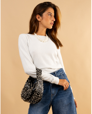 Pull col bateau lurex Pull col bateau lurex