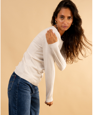 Pull col bateau lurex Pull col bateau lurex