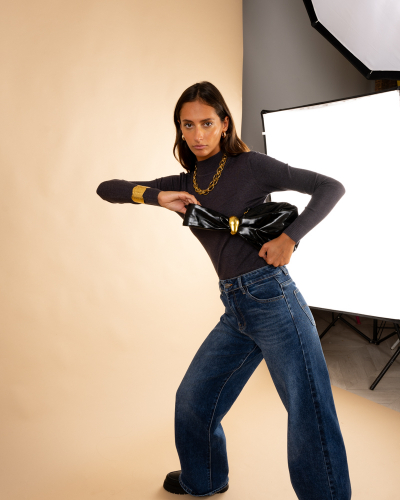 Pull col montant