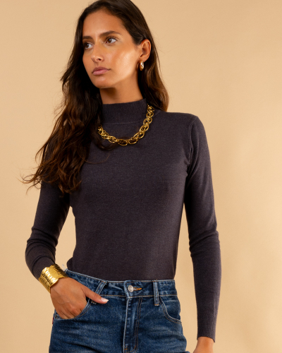 Pull col montant