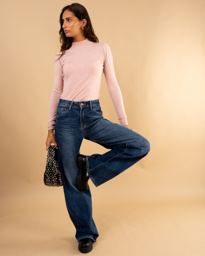Pull col montant