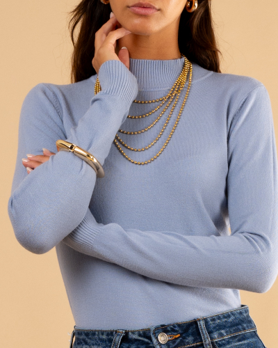 Pull col montant