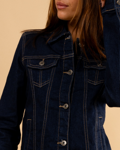 Veste jean brut