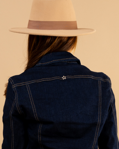 Veste jean brut