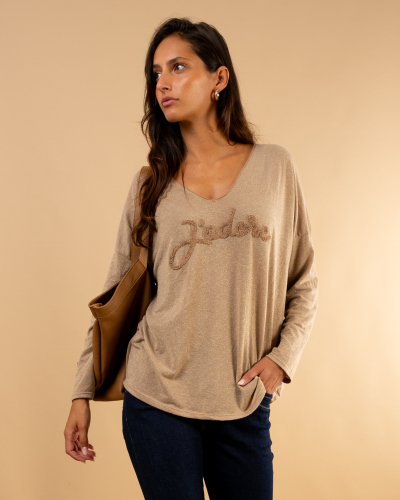Top lurex j'adore