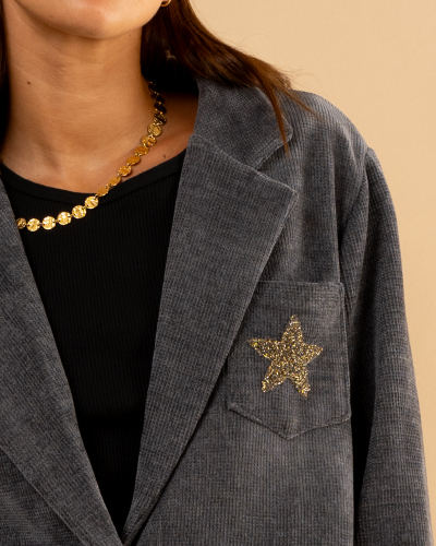 Veste poche étoile