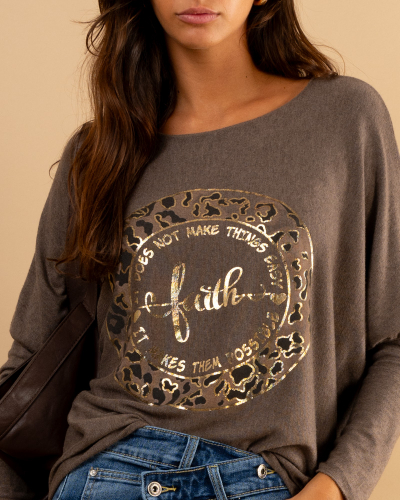 Top oversize faith