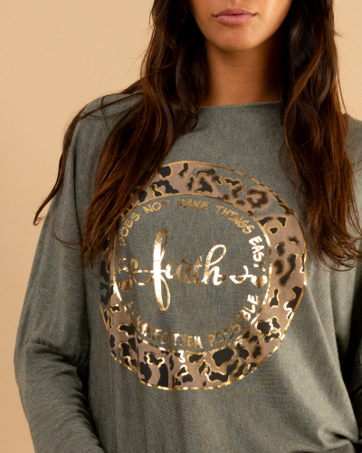Top oversize faith