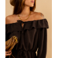 Robe longue volants