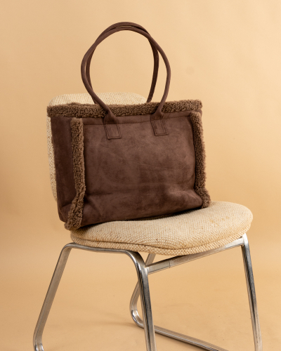 Sac cabas suédine