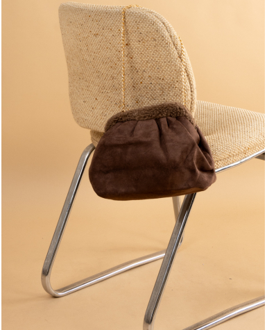 Sac clic clac suédine