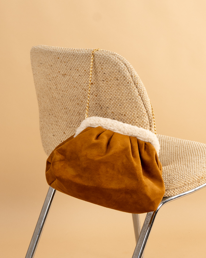 Sac clic clac suédine