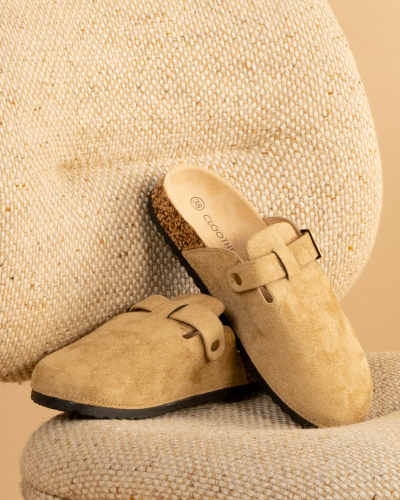 Sabots taupe