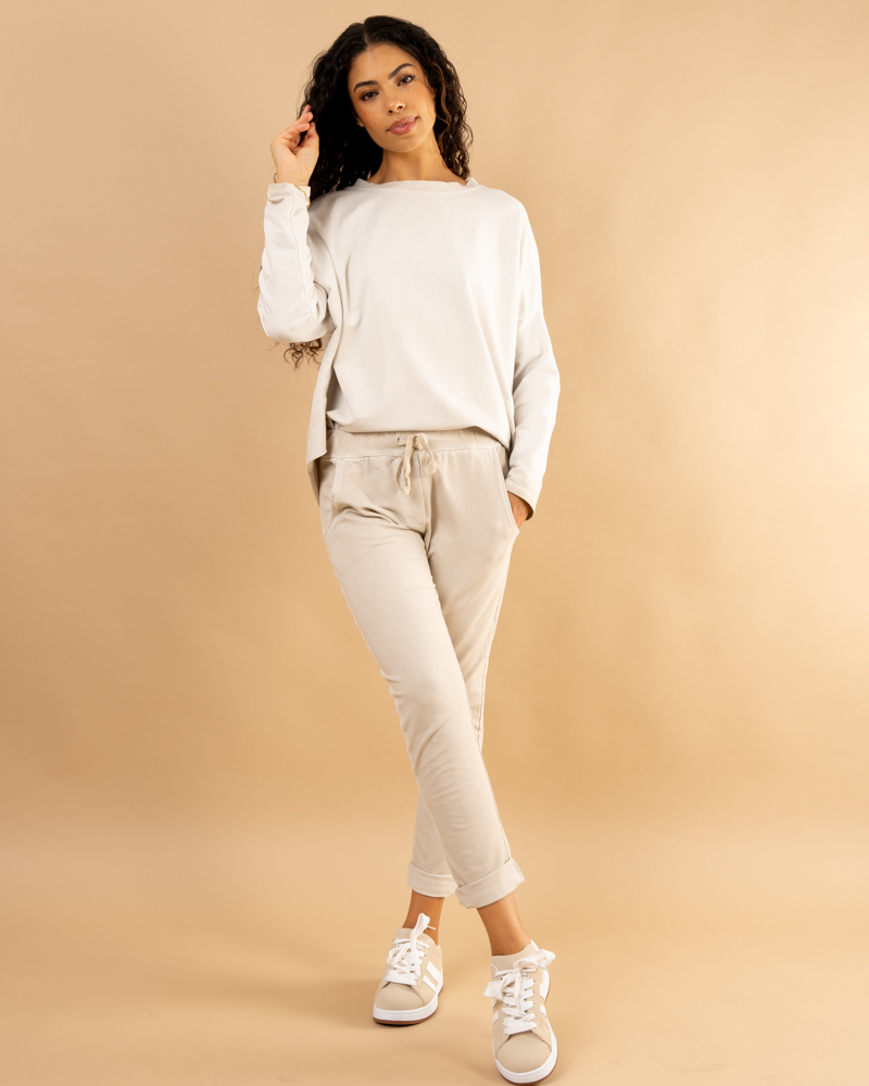 Jogging uni délavé