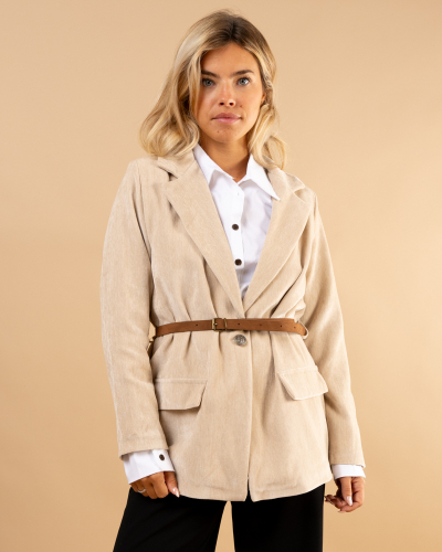 Veste velours Zoa