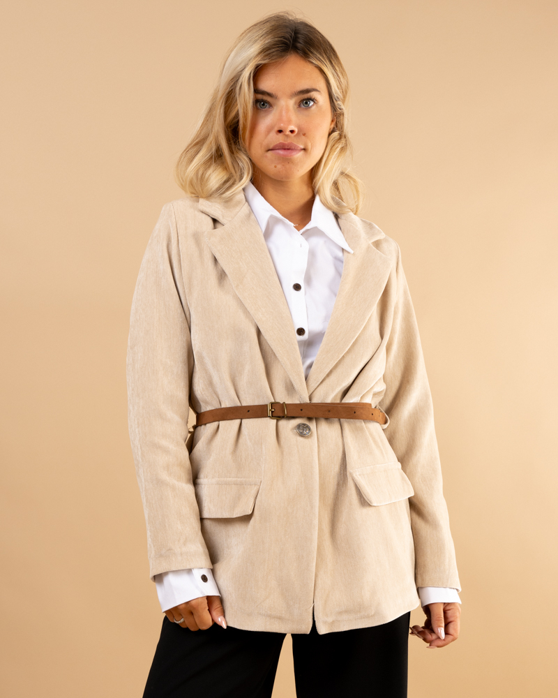 Veste velours Zoa