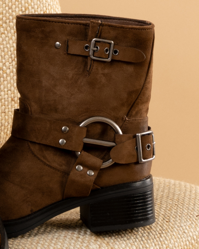 Bottines biker