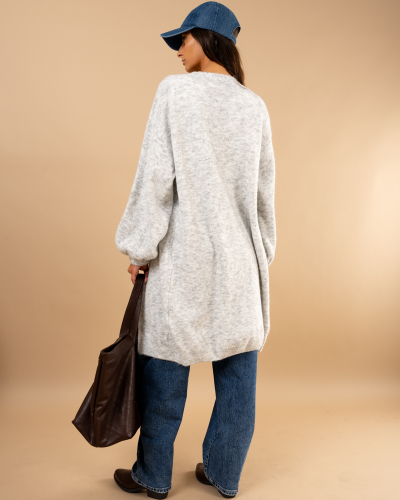 Gilet long laine