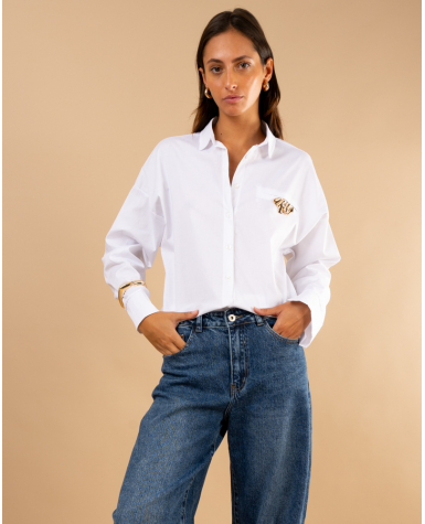 Chemise oversize bijou