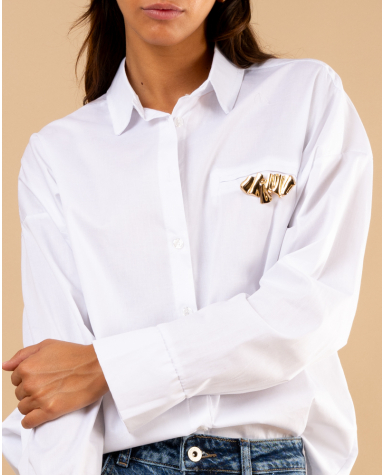 Chemise oversize bijou