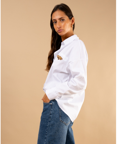 Chemise oversize bijou
