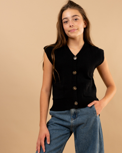 Gilet boutons