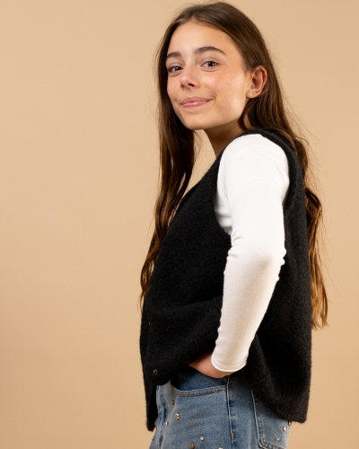 Gilet boutons