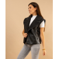 Veste moumoute sans manches Paula