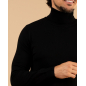 Pull col roulé