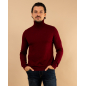 Pull col roulé