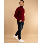 Pull col roulé