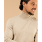 Pull col roulé