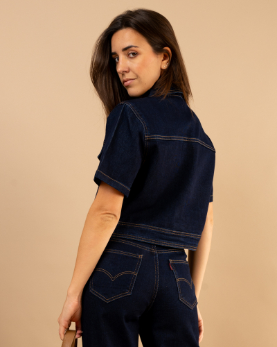 Veste jean brut