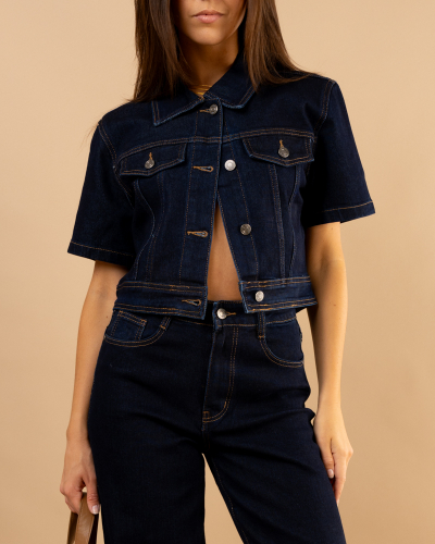 Veste jean brut