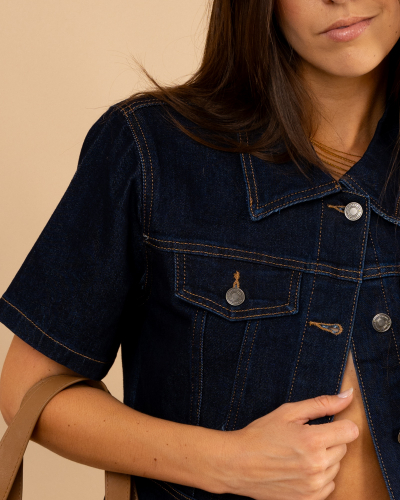Veste jean brut