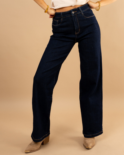 Jean large brut