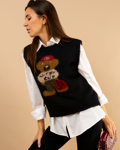 Pull ourson + chemise