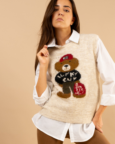 Pull ourson + chemise