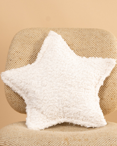 Coussin étoile teddy