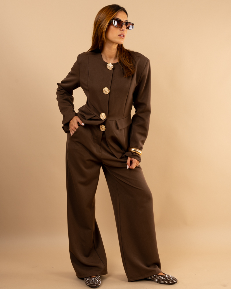 Pantalon boutons