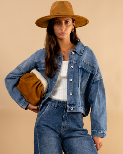 Veste oversize jean