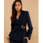 Blazer rayé bijou
