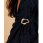Blazer rayé bijou