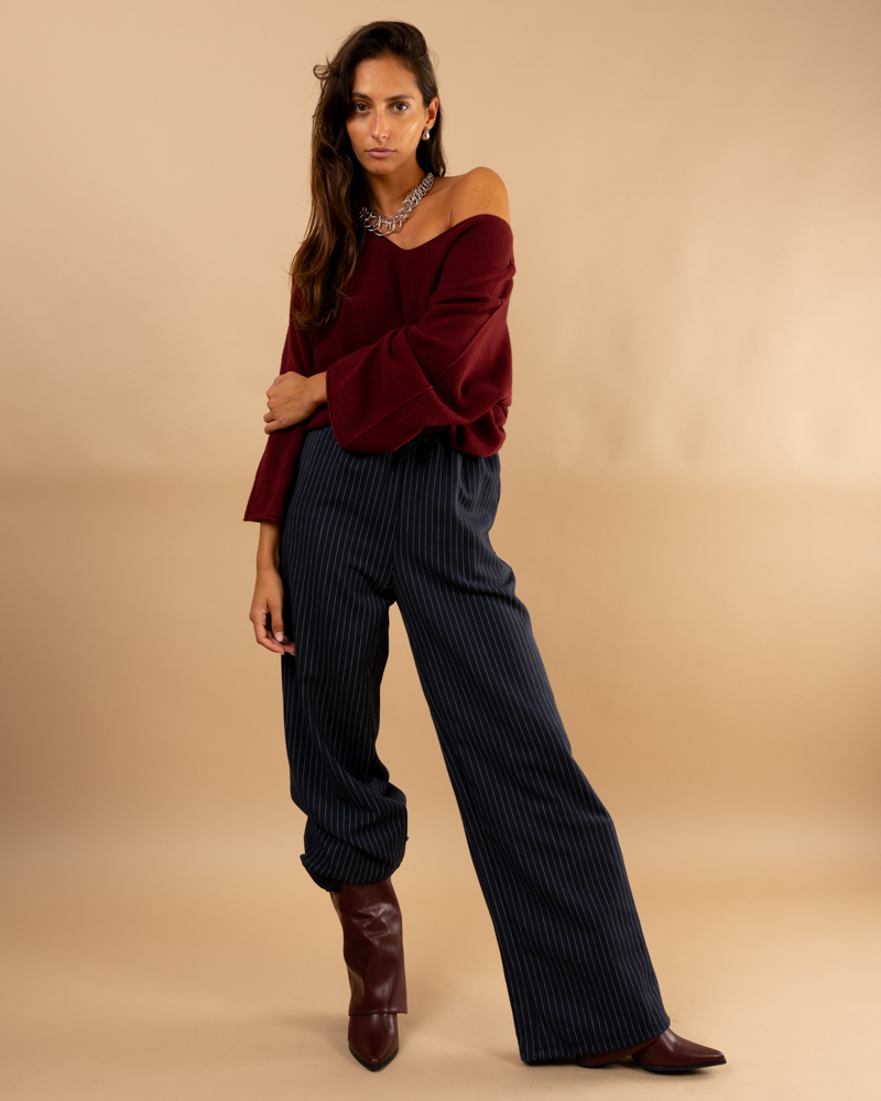Pantalon rayé