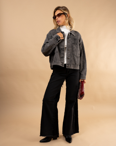 Veste oversize jean