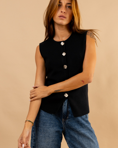 Gilet boutons