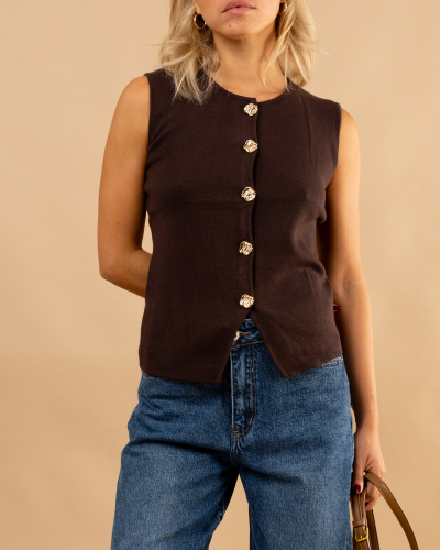 Gilet boutons